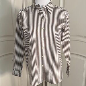 BNWT Ann Taylor striped button down shirt SP
